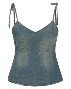 TUVA denim top, blå