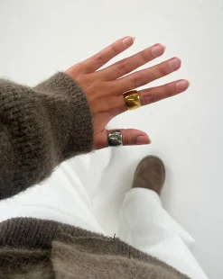 VITA ring, sølvfarvet