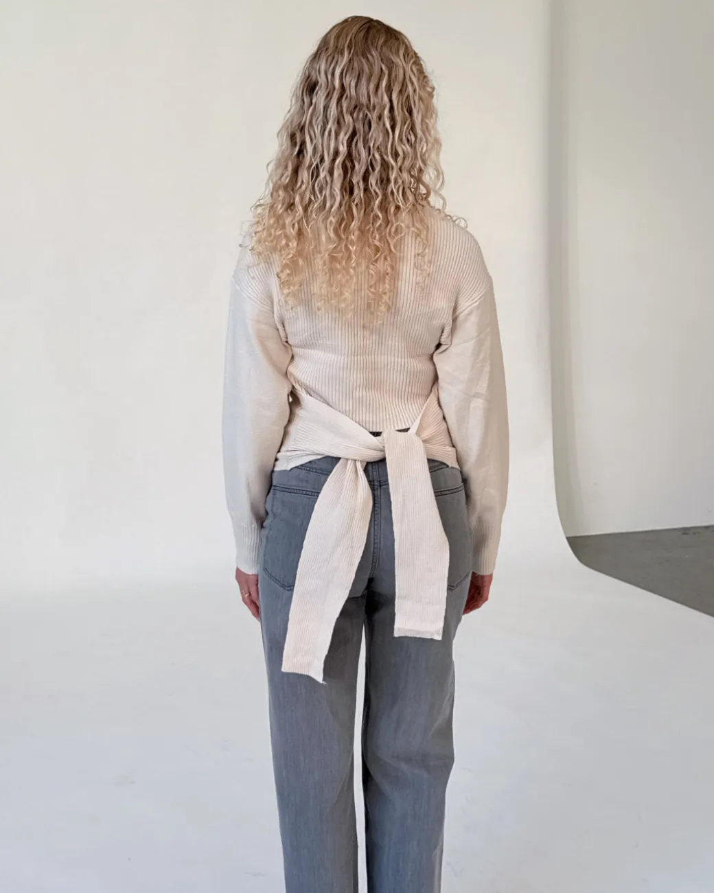WHITNEY strik, beige