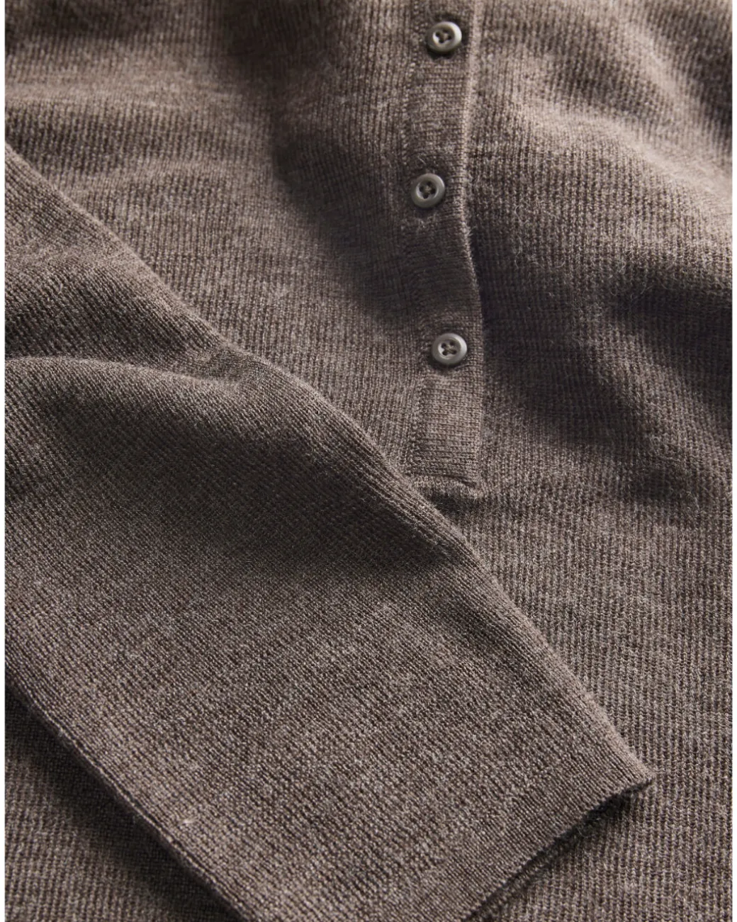 WREN polo strik, brun