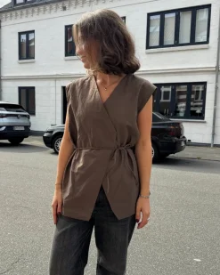 YUI vest, brun