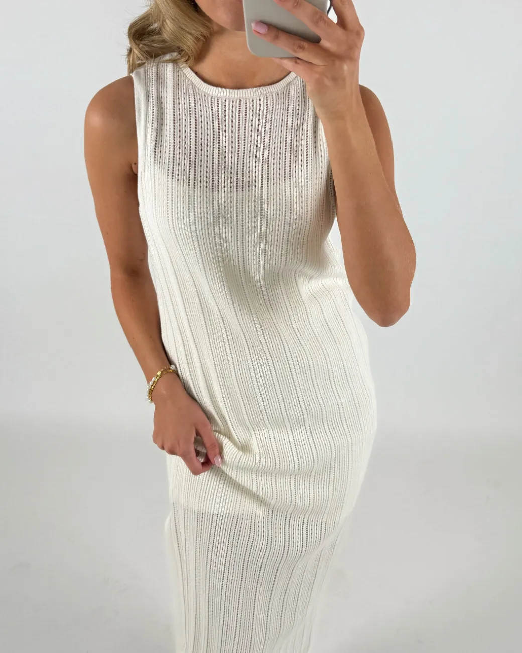 ZOELLA kjole, hvid
